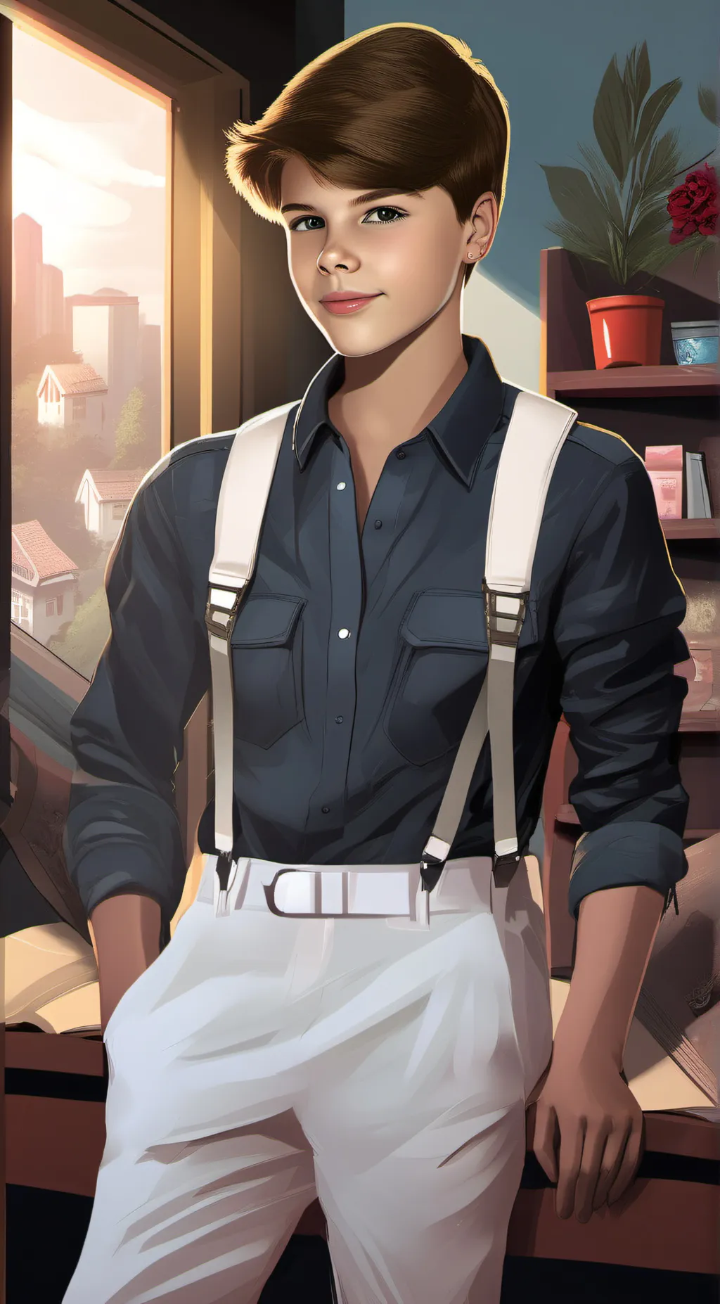 ai character: spencer background