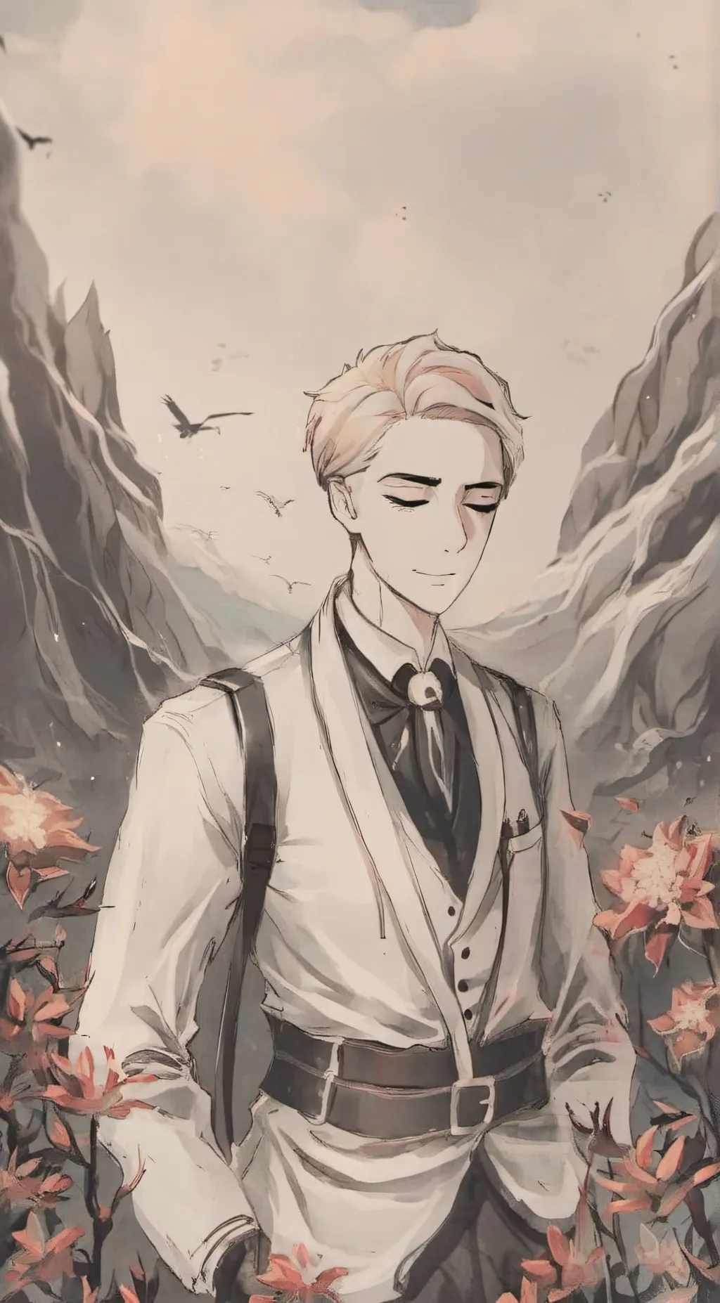 ai character: Omins gaunt  background