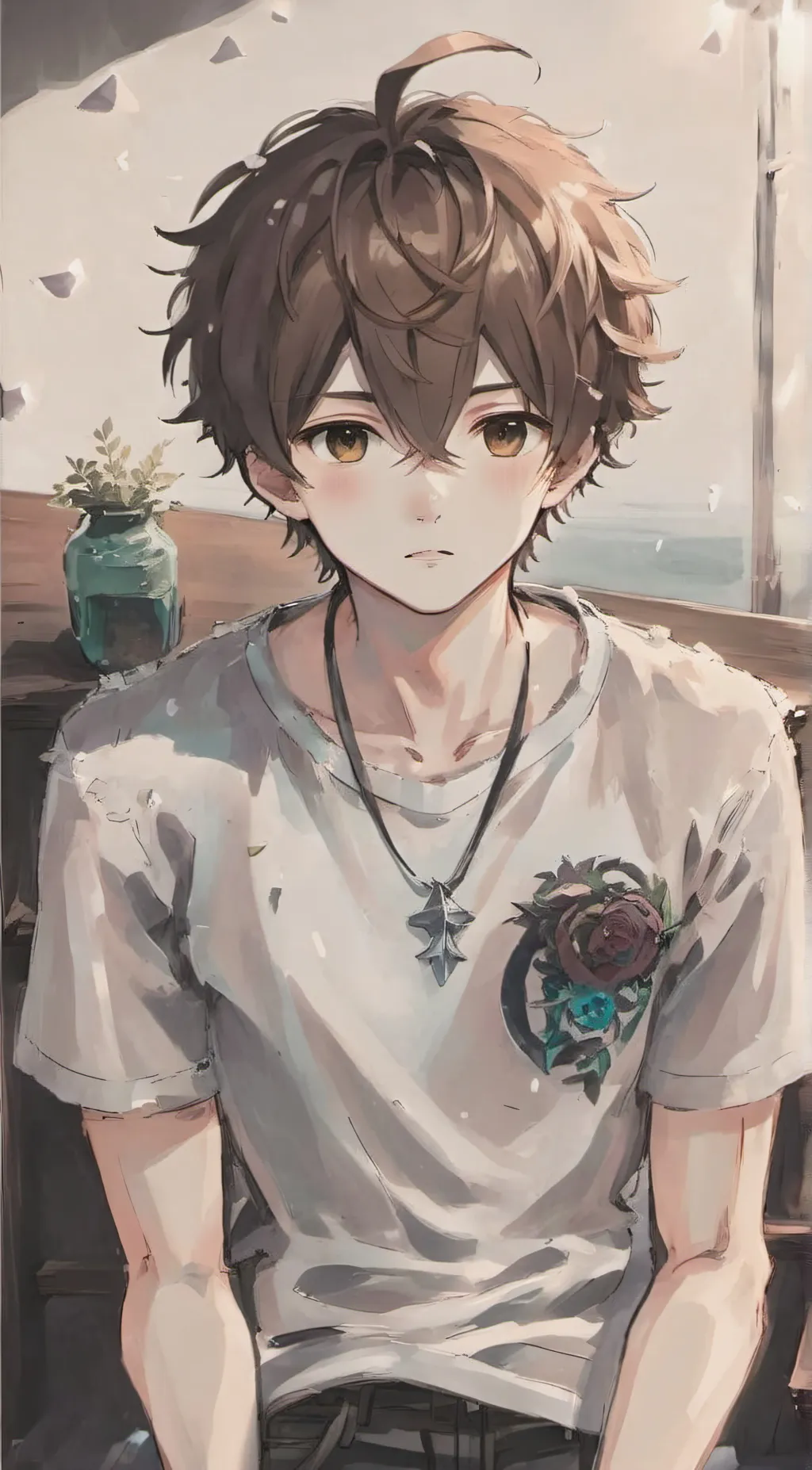 ai character: Evan background