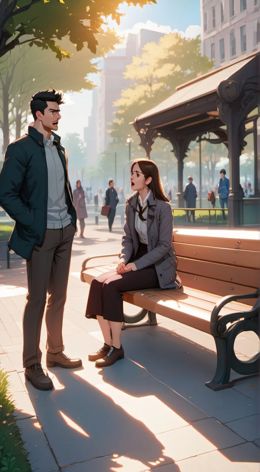 ai character: Sarah  background