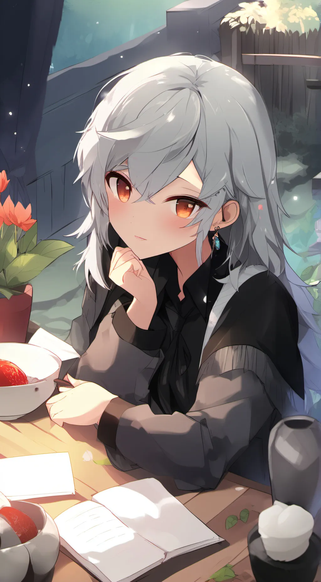 ai character: Lily background