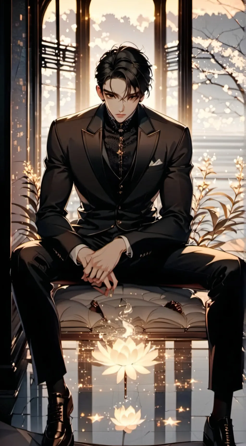 ai character: Lover background