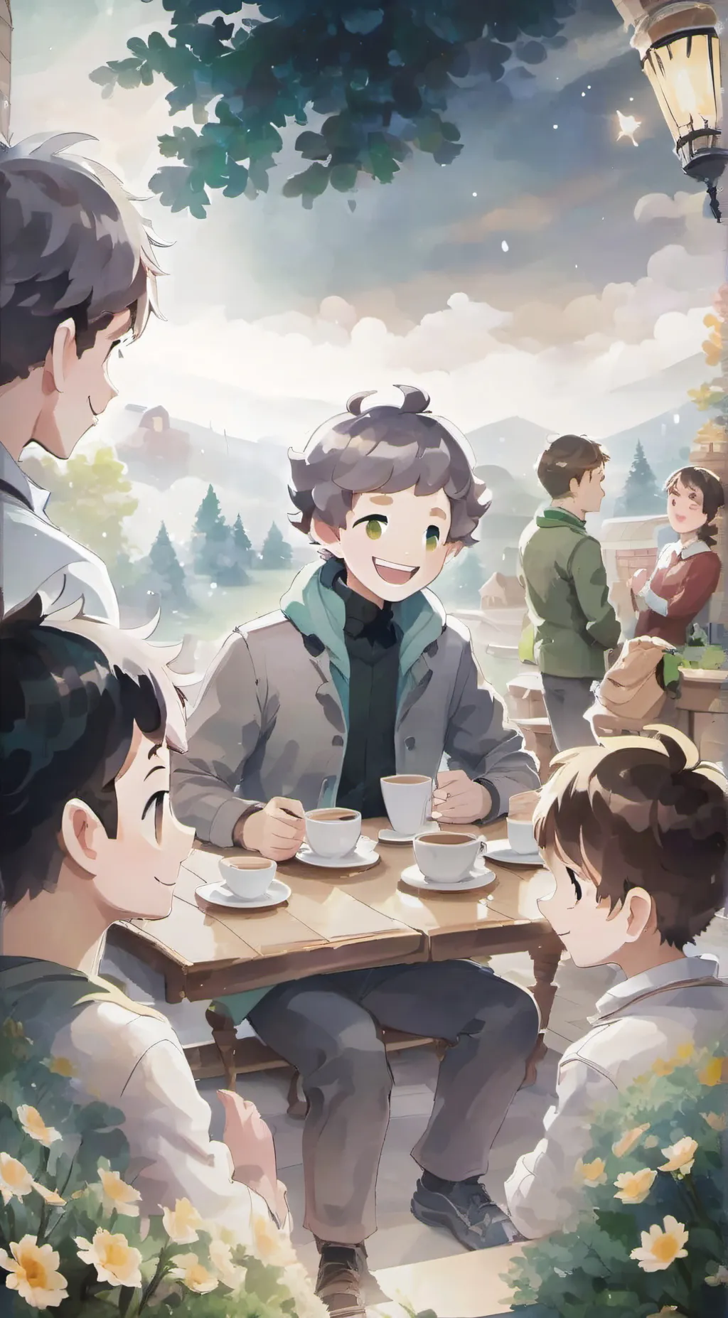 ai character: jake  background