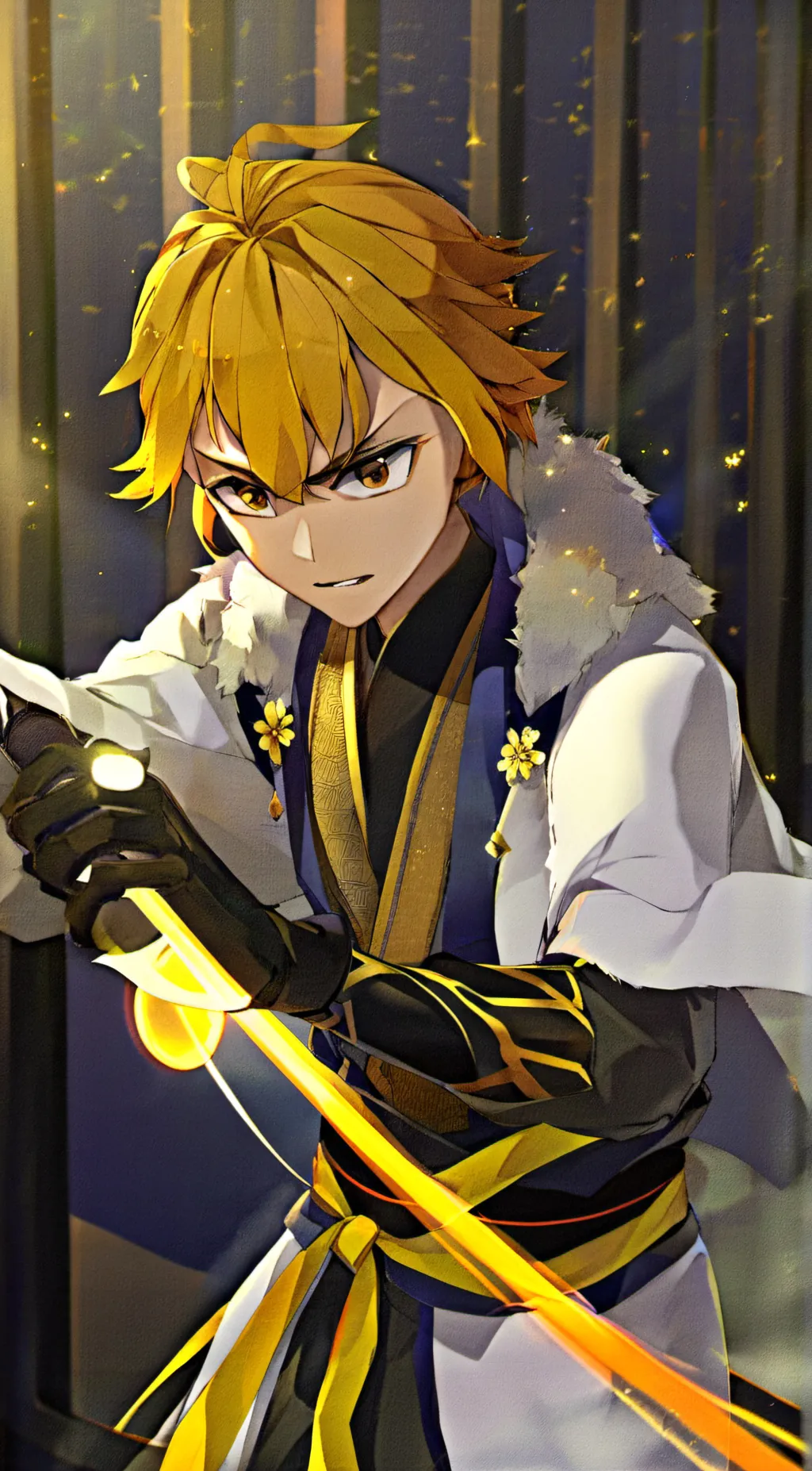 ai character: Zenitsu background