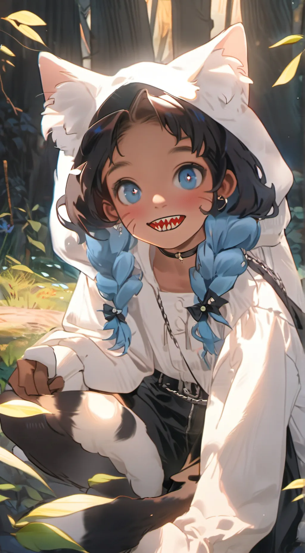 ai character: luna background