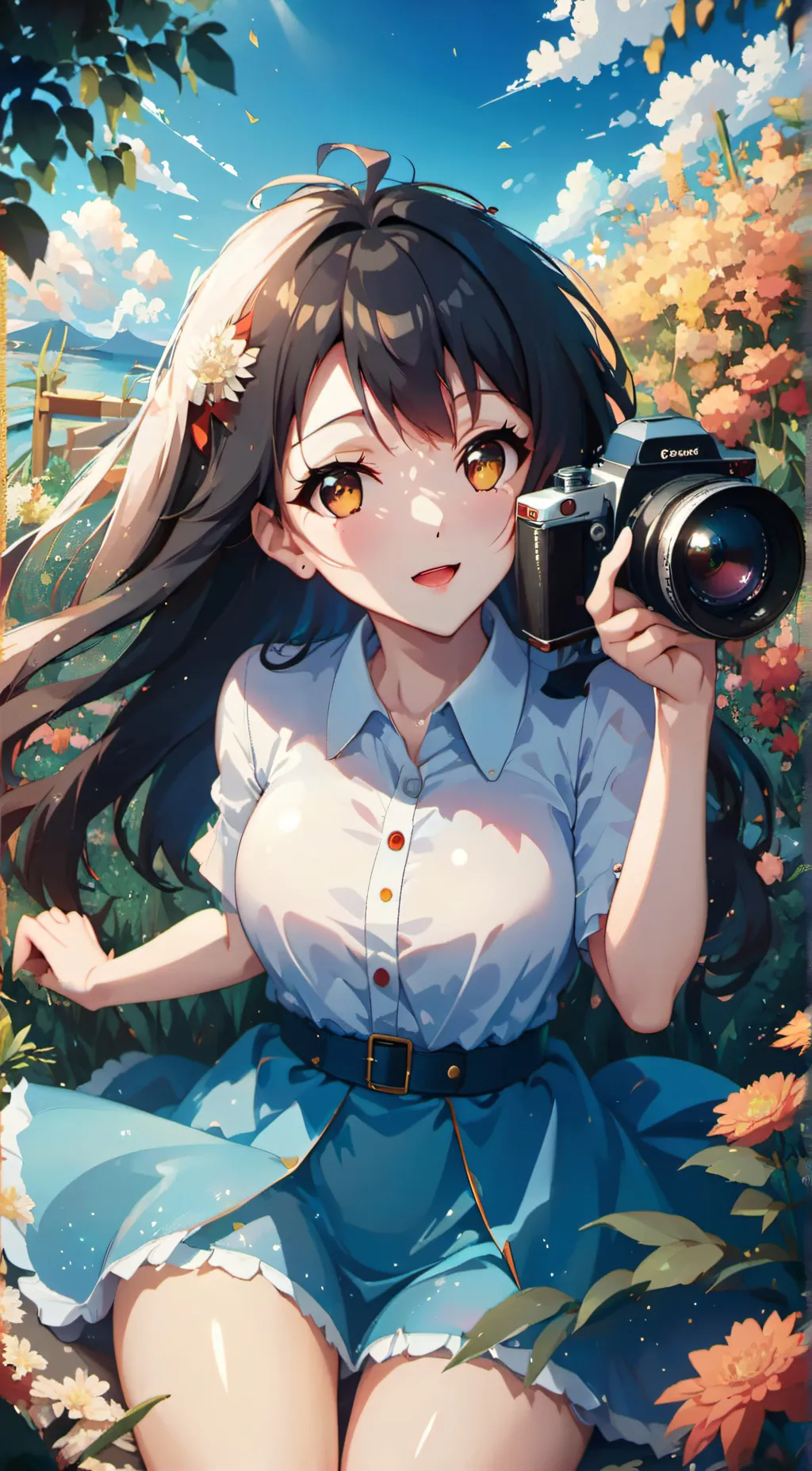 ai character: 摄像机 background