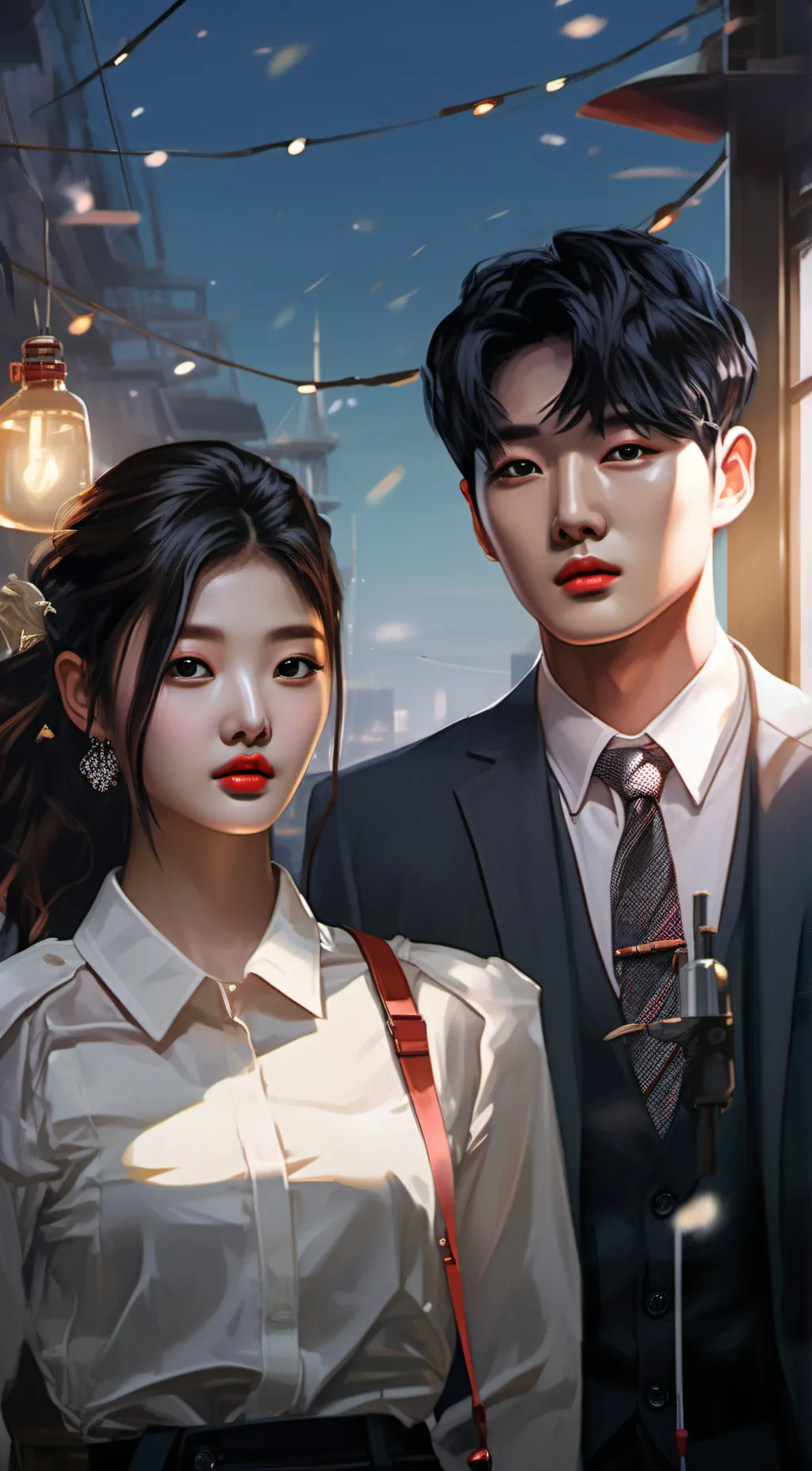 ai character: Yoon Cho Won Seoha background