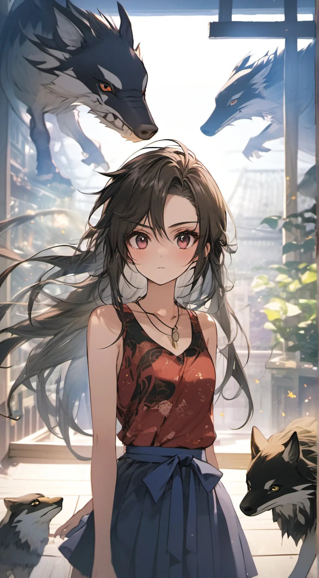 ai character: Aria background