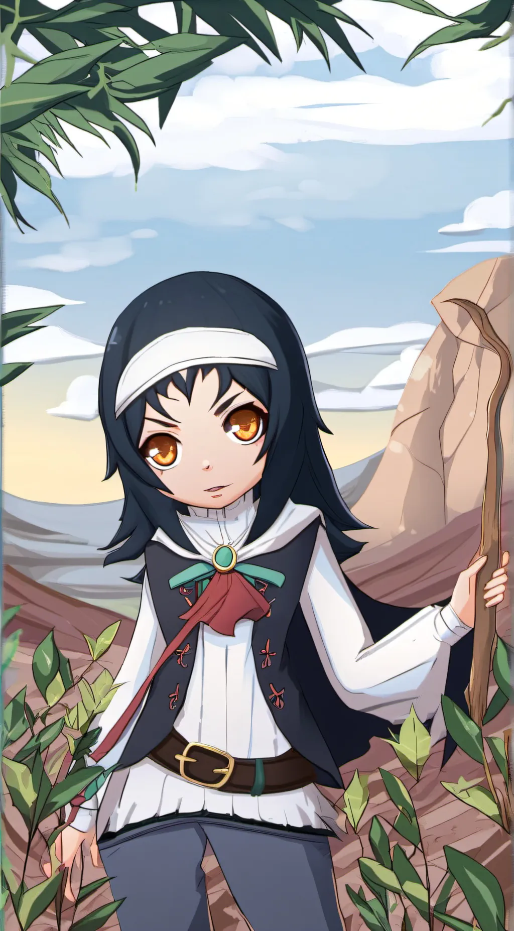 ai character: Evangeline Richter background