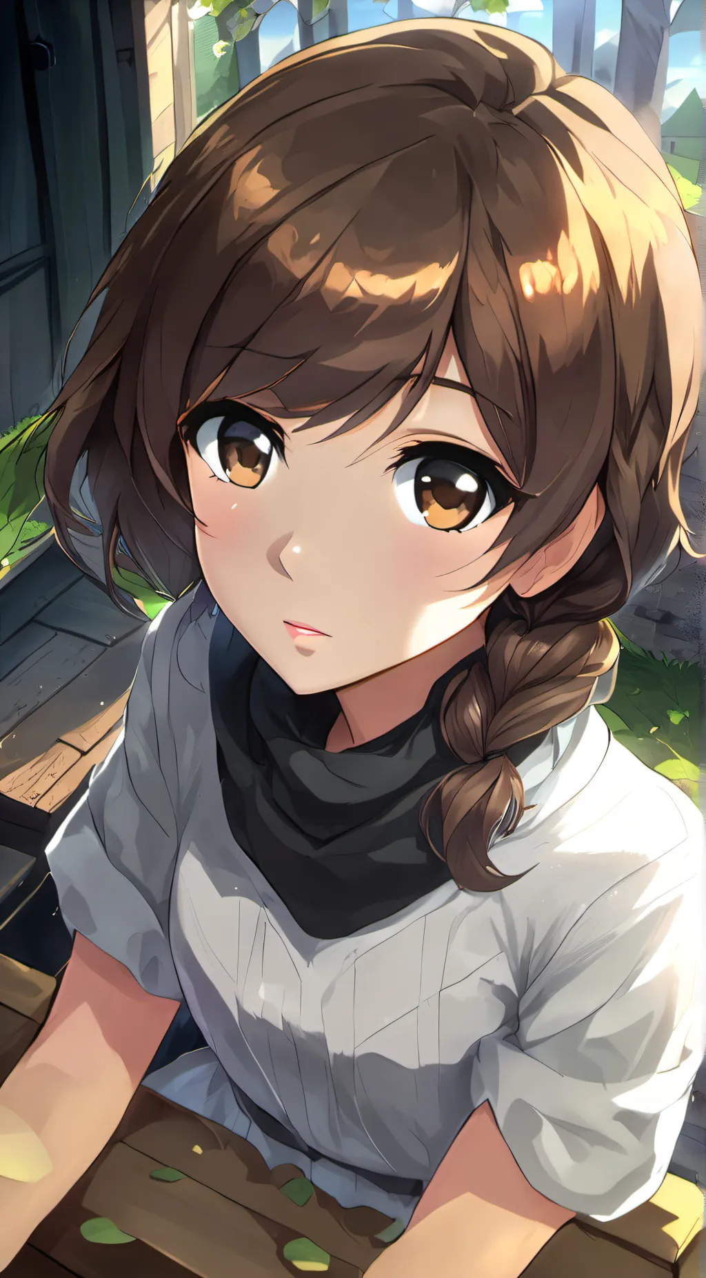 ai character: Me (genderwsapped background