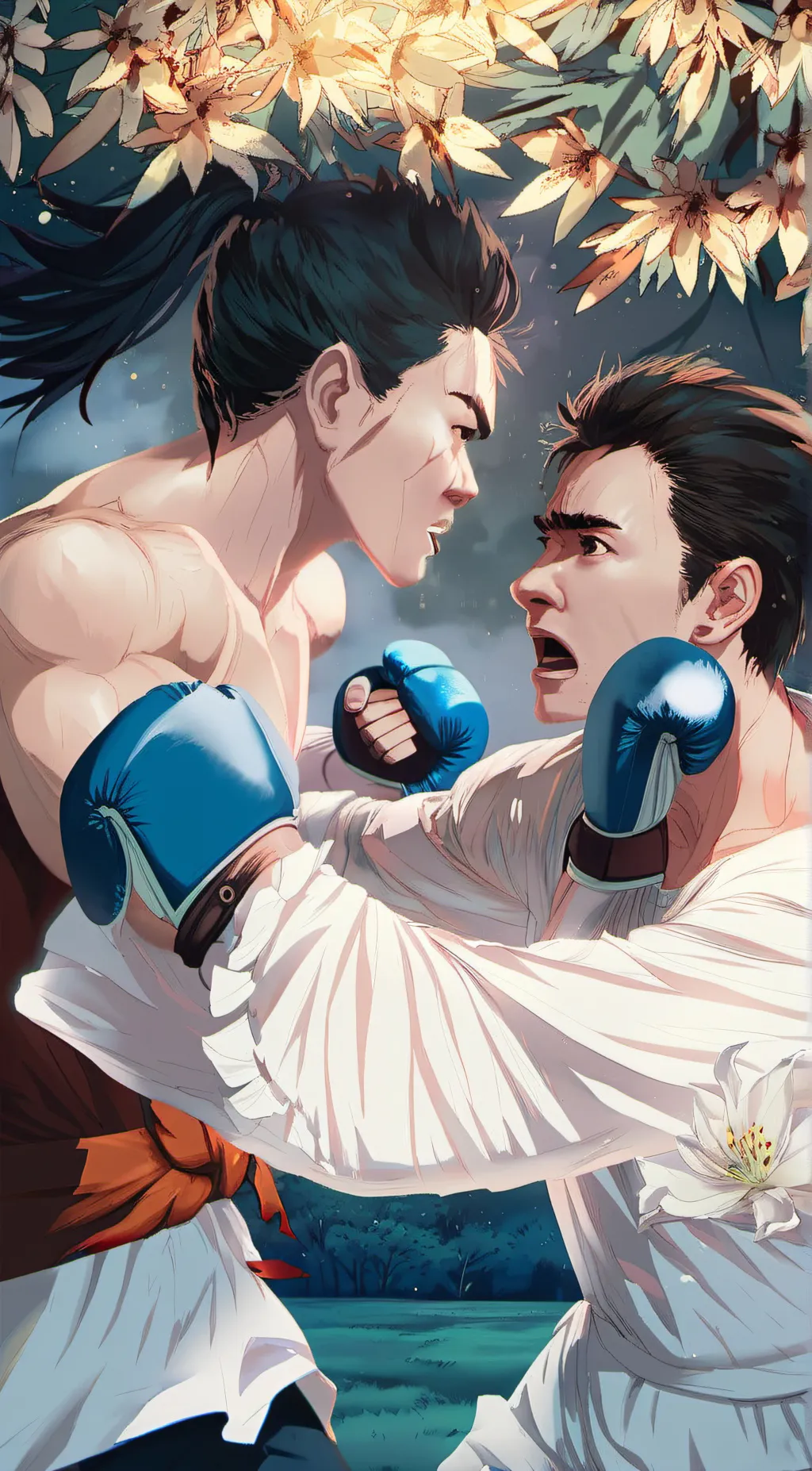 ai character: Elemental  battles background