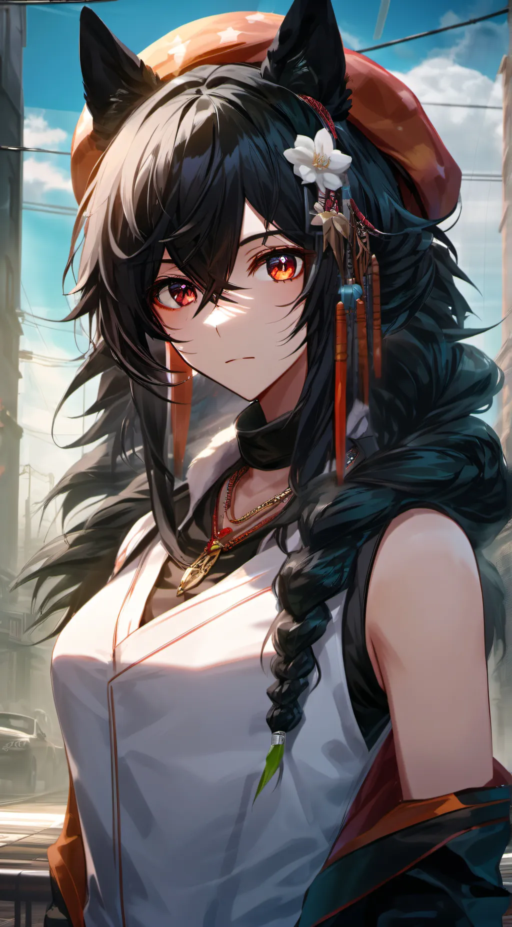 ai character: luna background