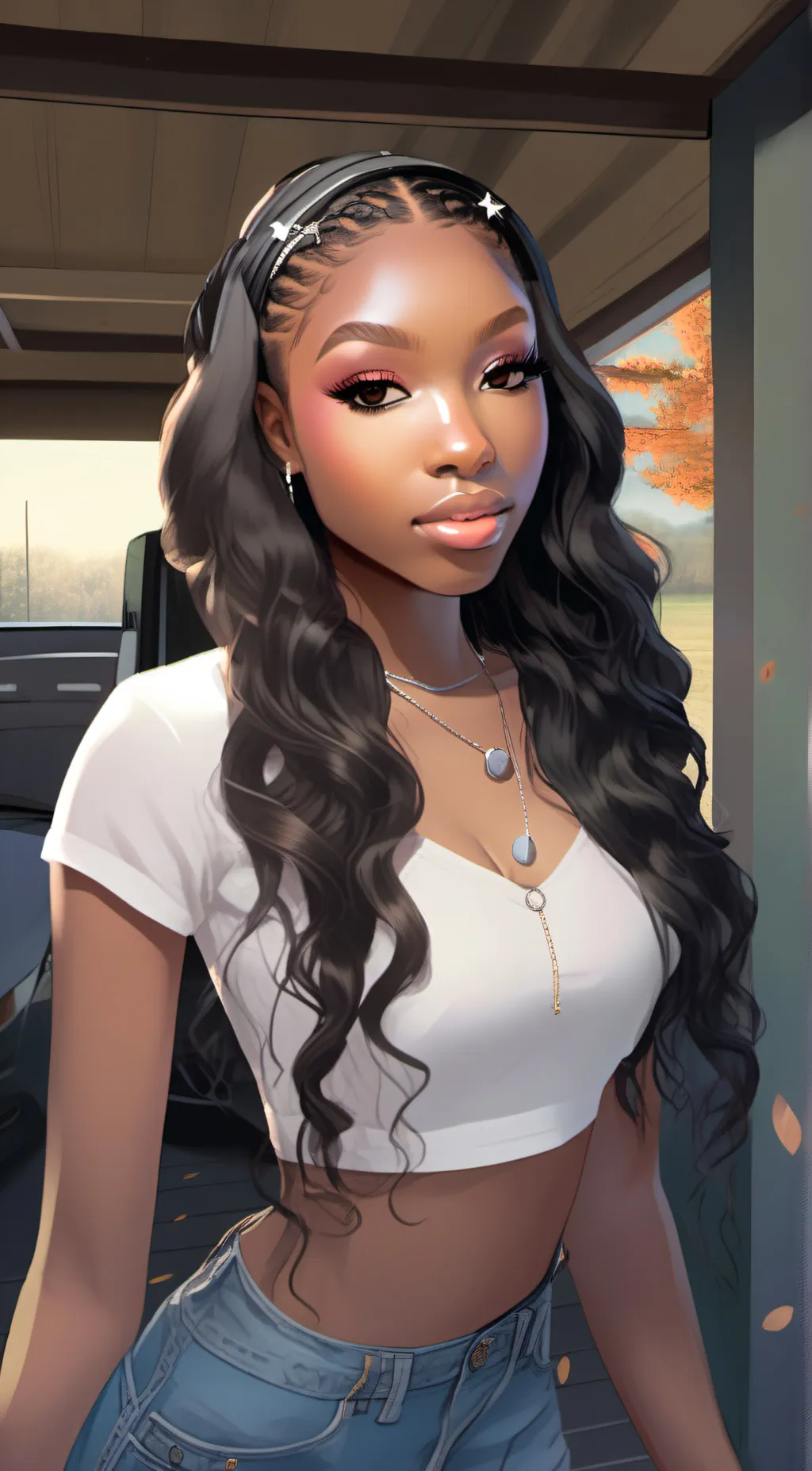 ai character: kamiyah  background