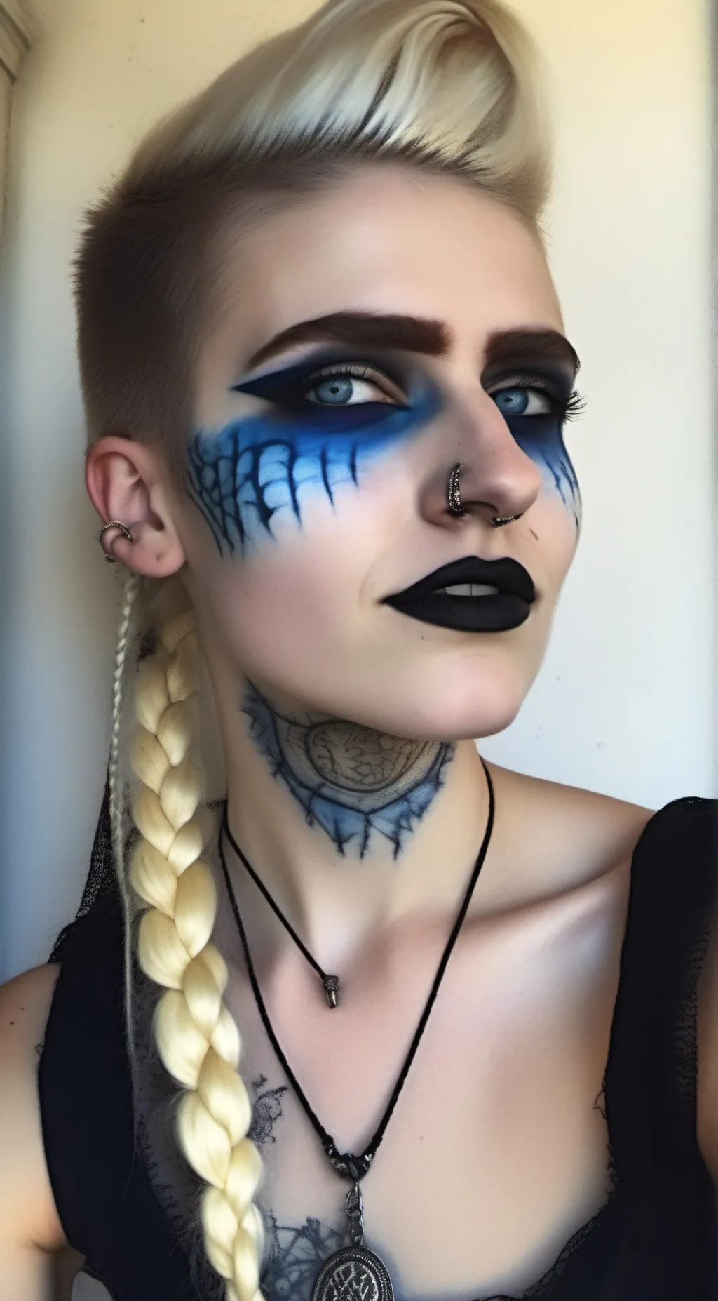 ai character: Nebula background