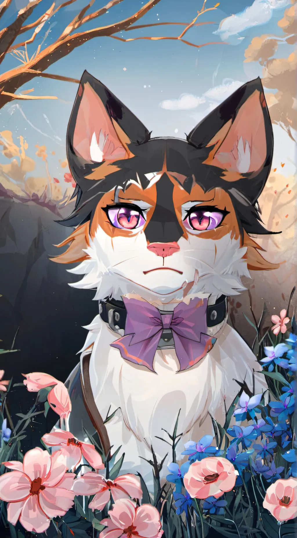ai character: Fleur background