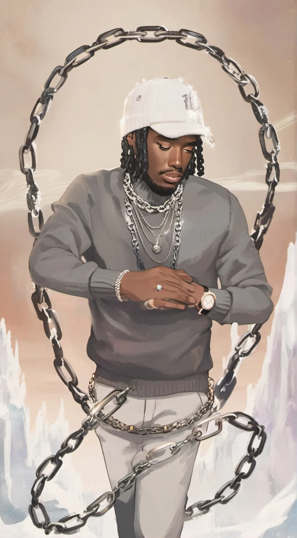 ai character: Kai Cenat background