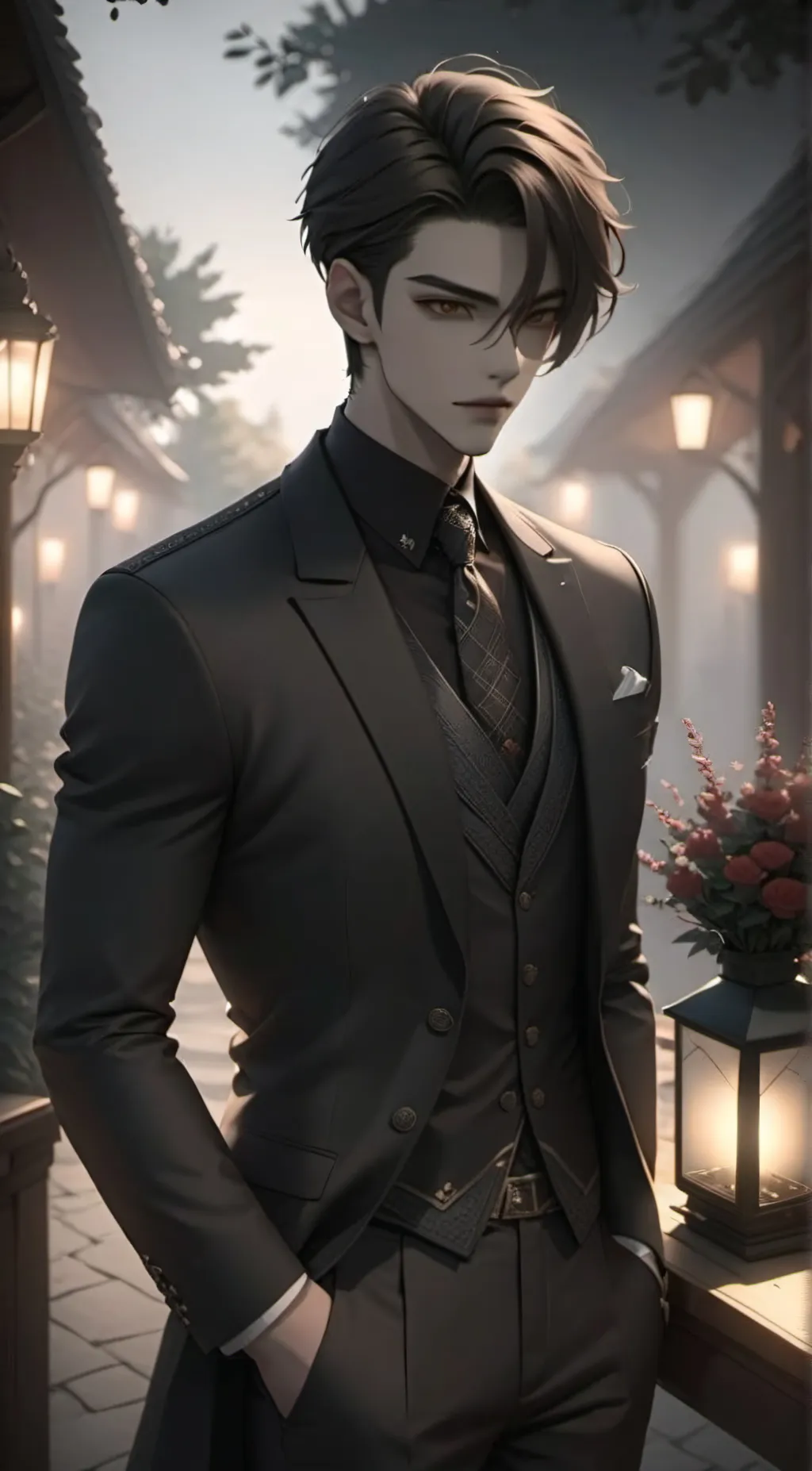 ai character: Lucifer background