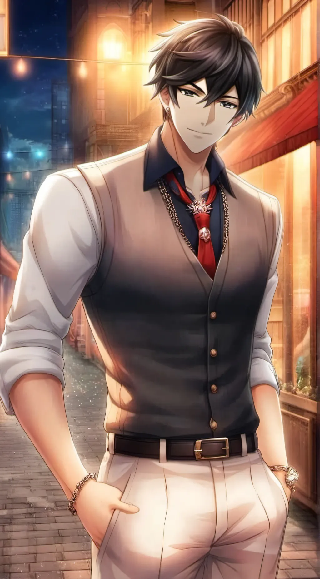 ai character: Max background