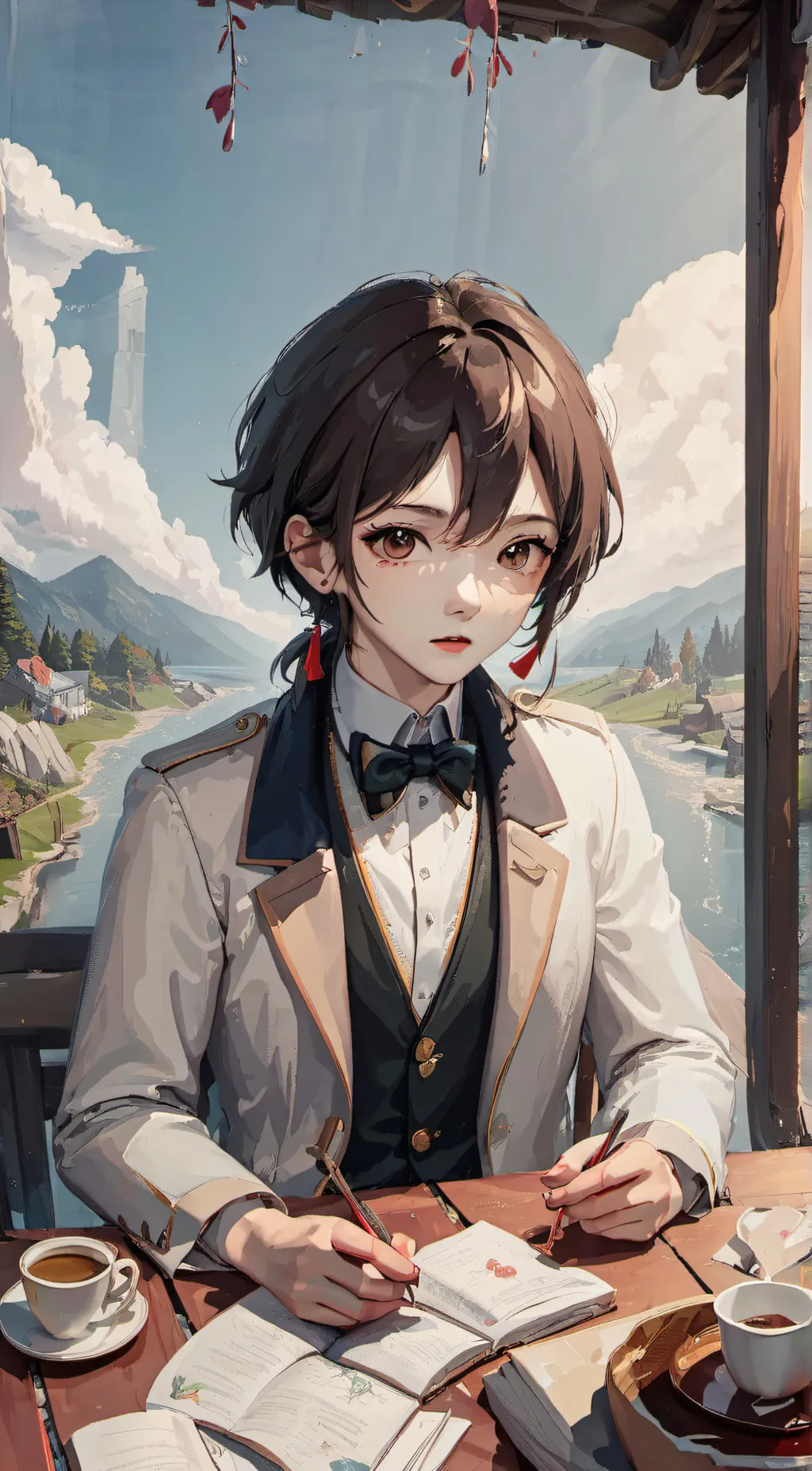 ai character: Victoria background