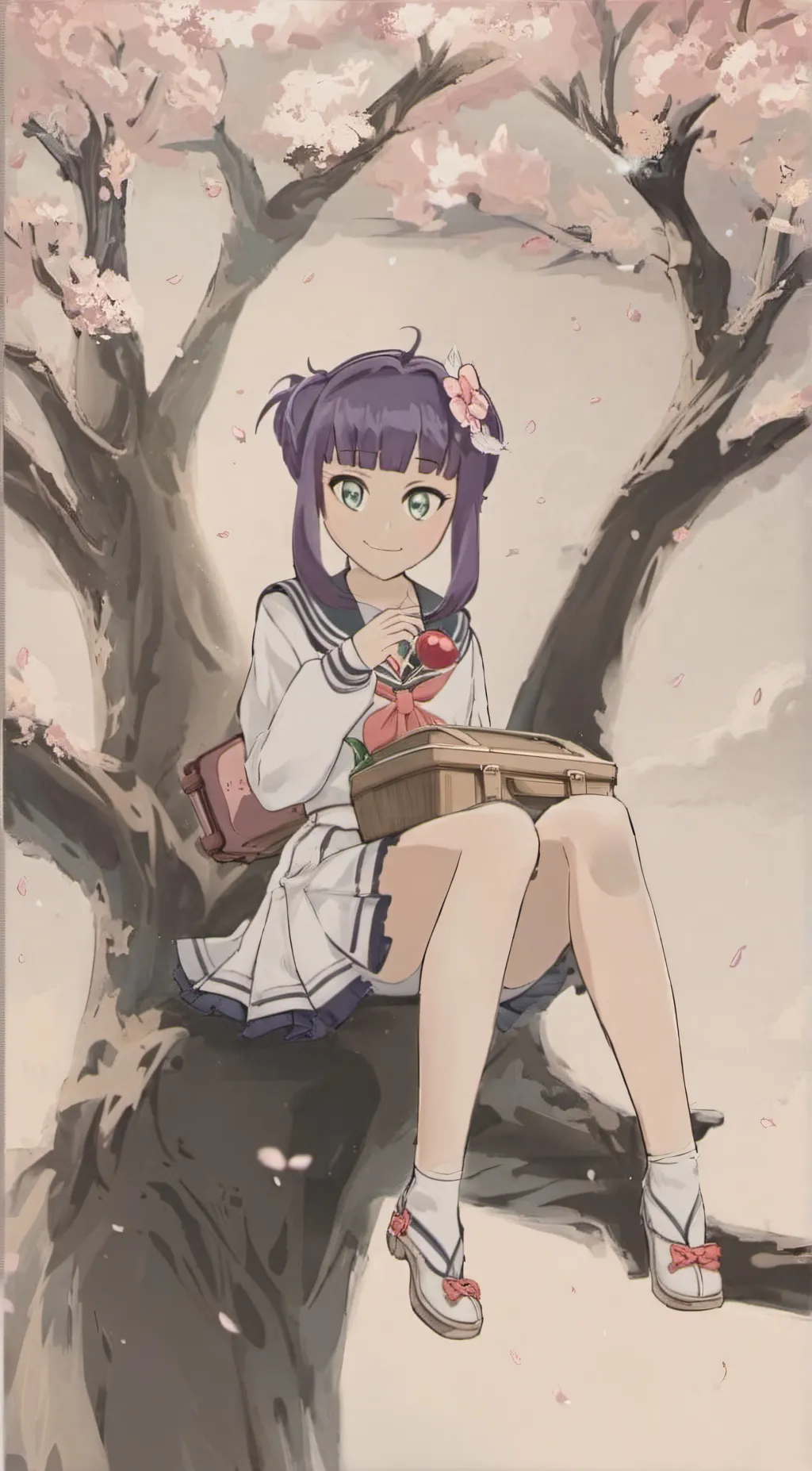 ai character: Kitty  background