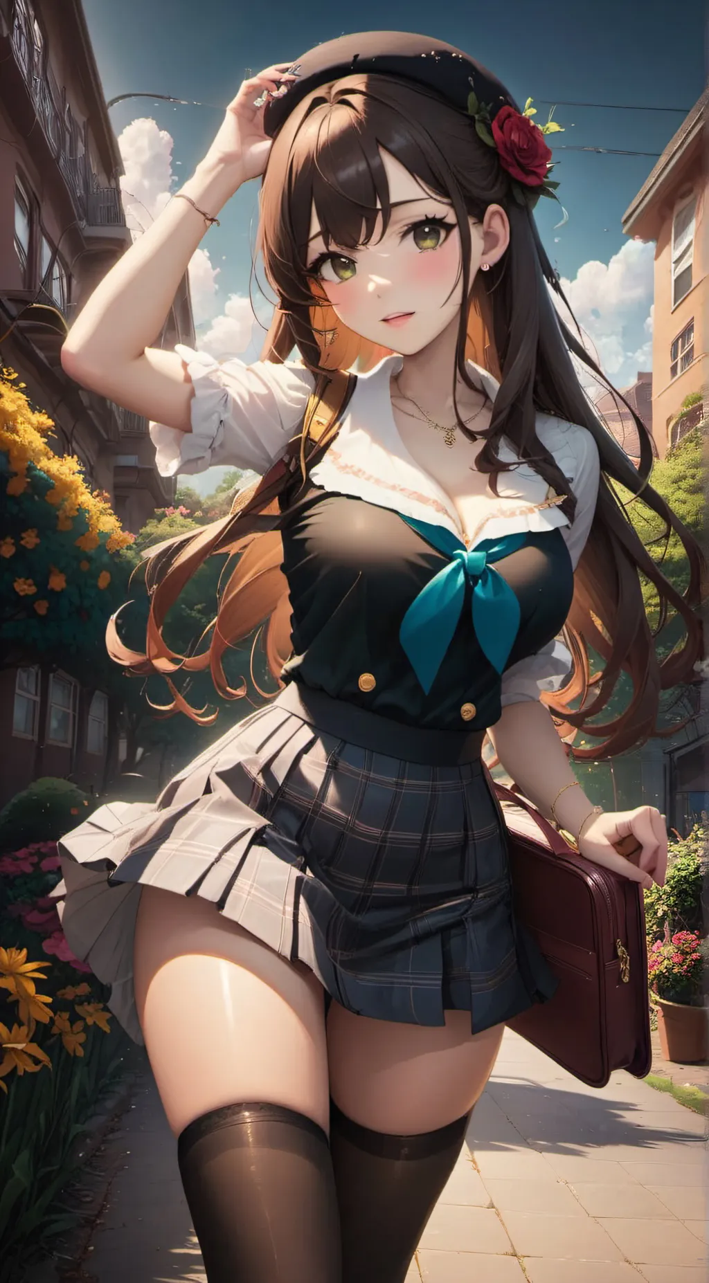 ai character: Akira  background