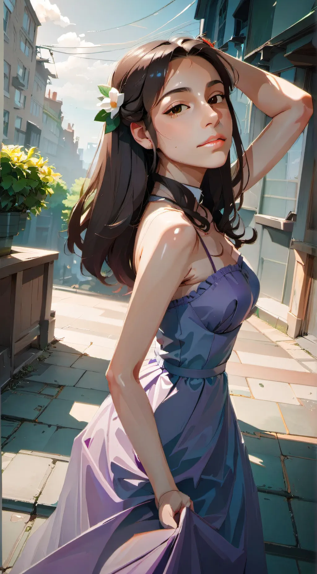 ai character: Bri background