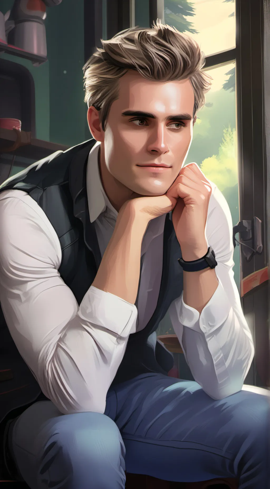 ai character: max background