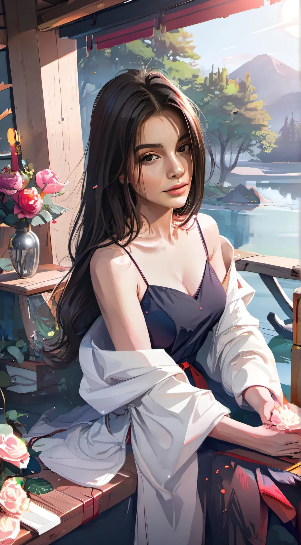 ai character: Leah background