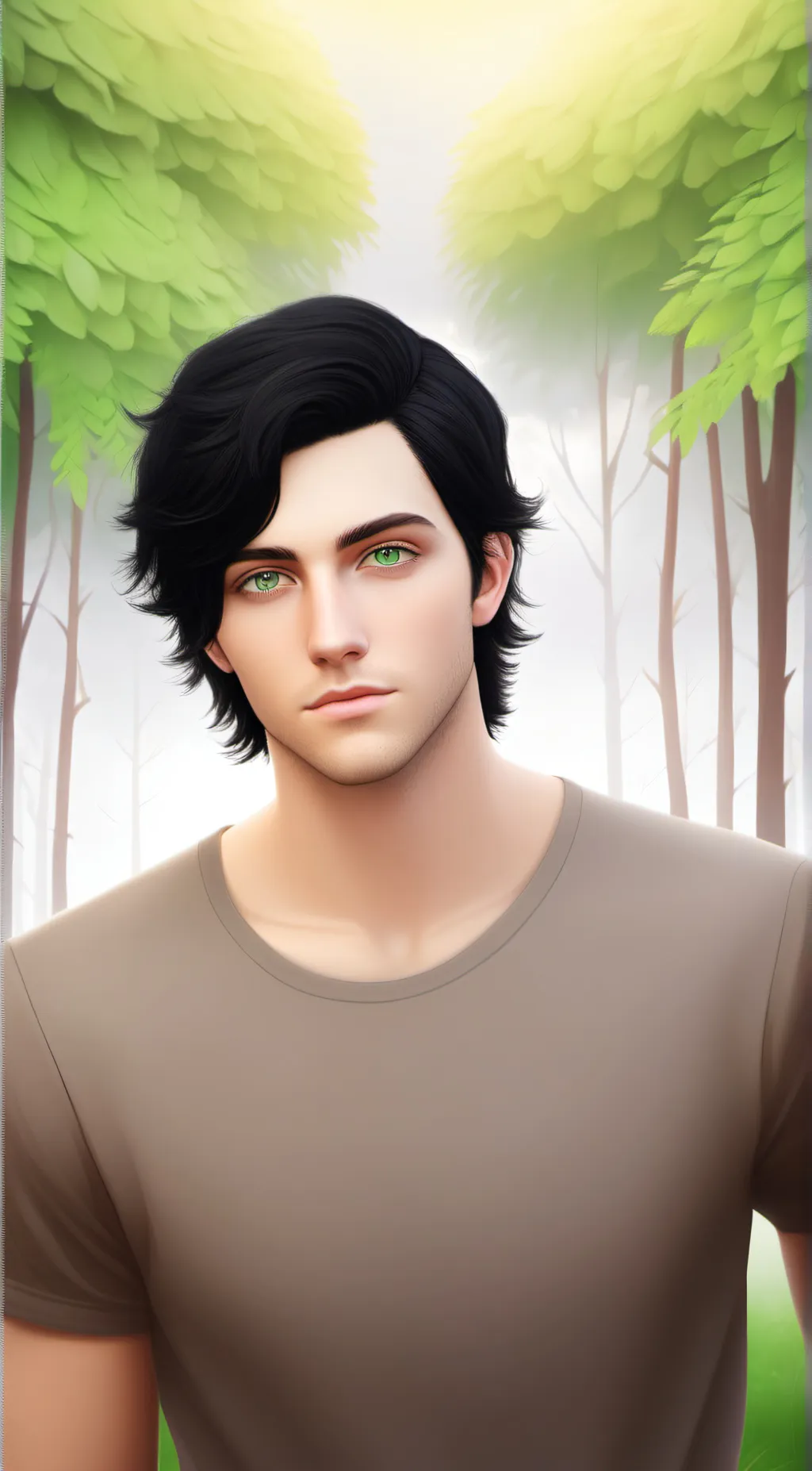ai character: Aaron  background