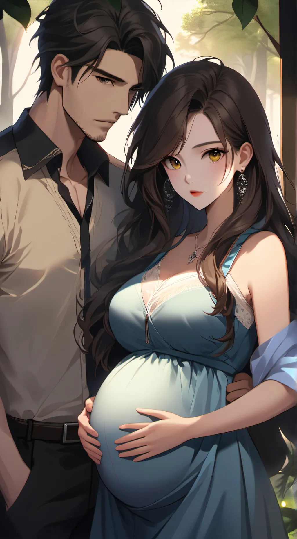 ai character: lily background