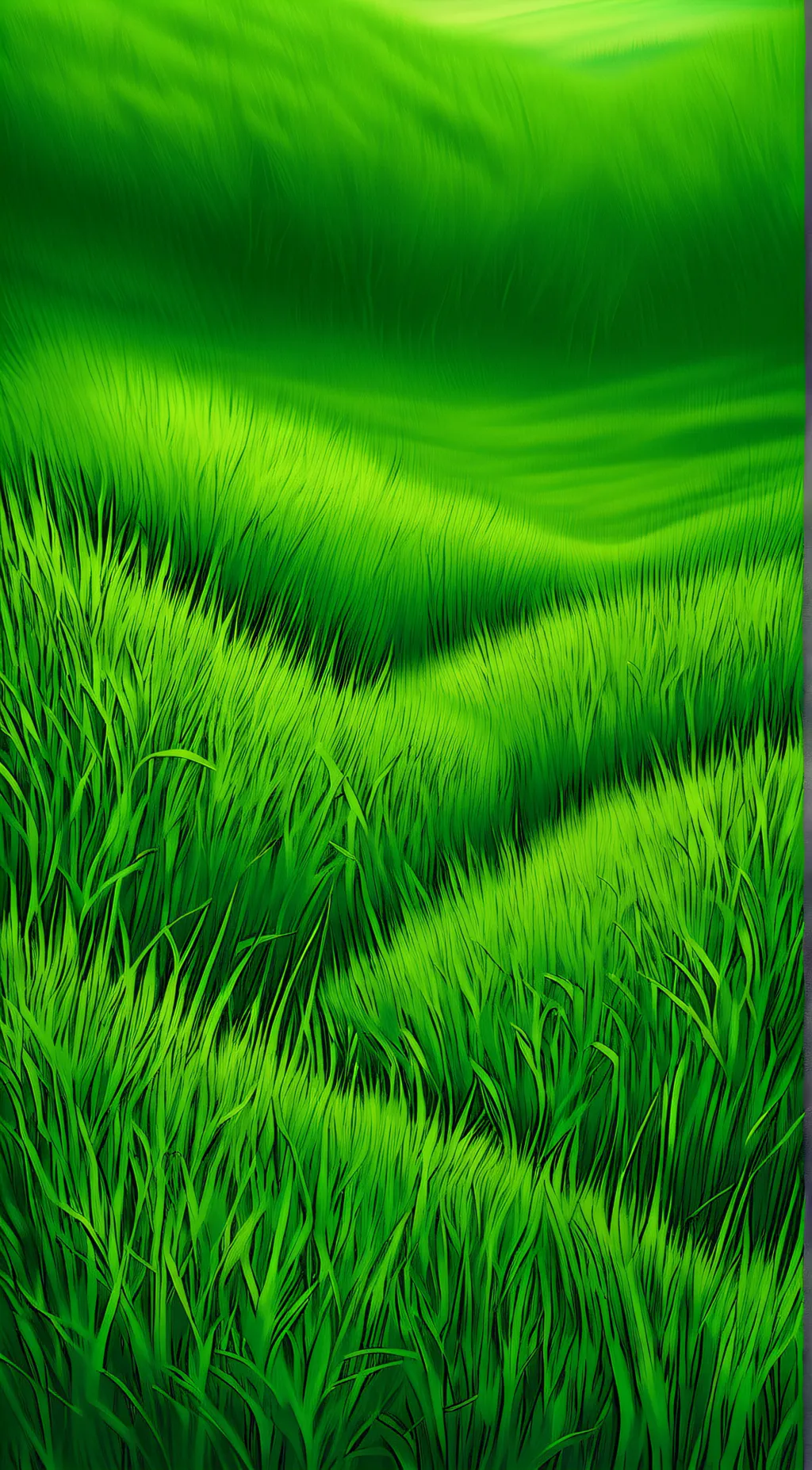 ai character: Grass background