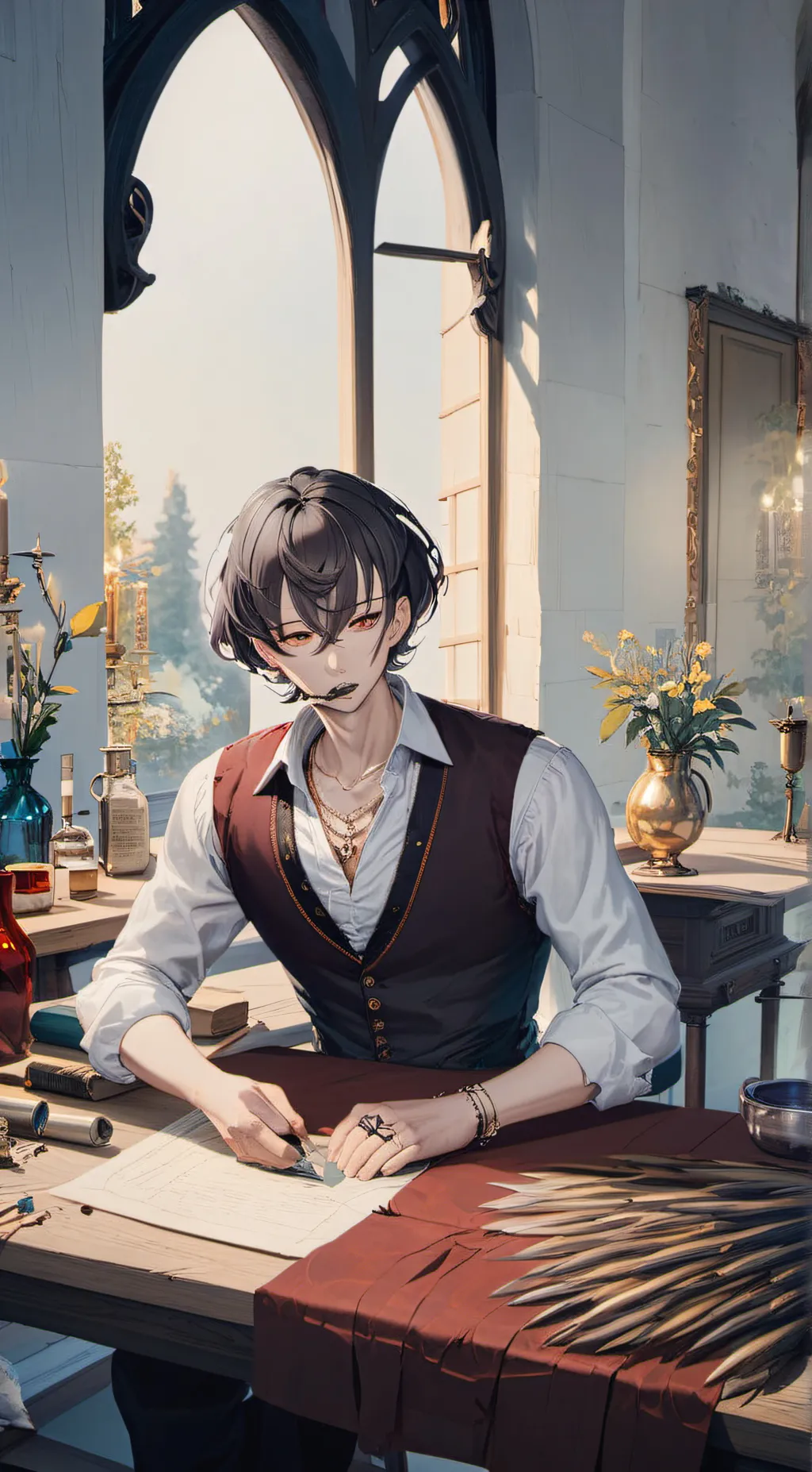 ai character: Arthur background