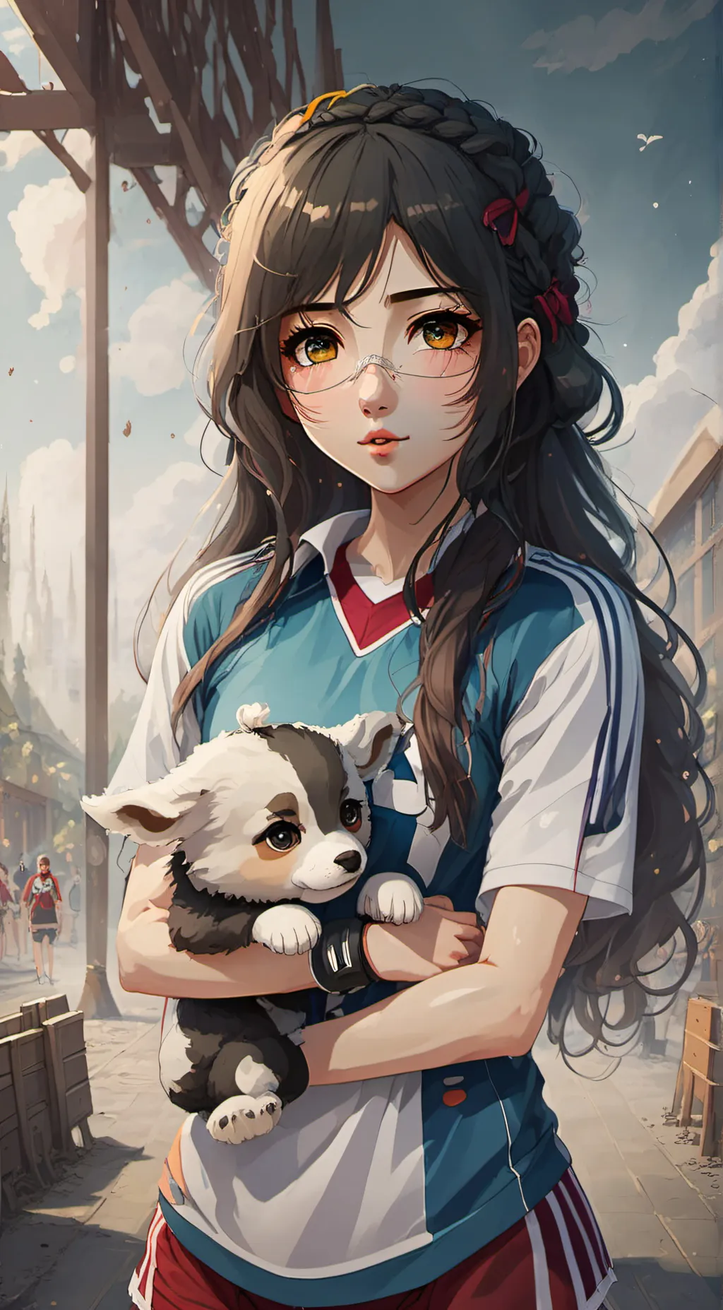 ai character: Izzy bell background