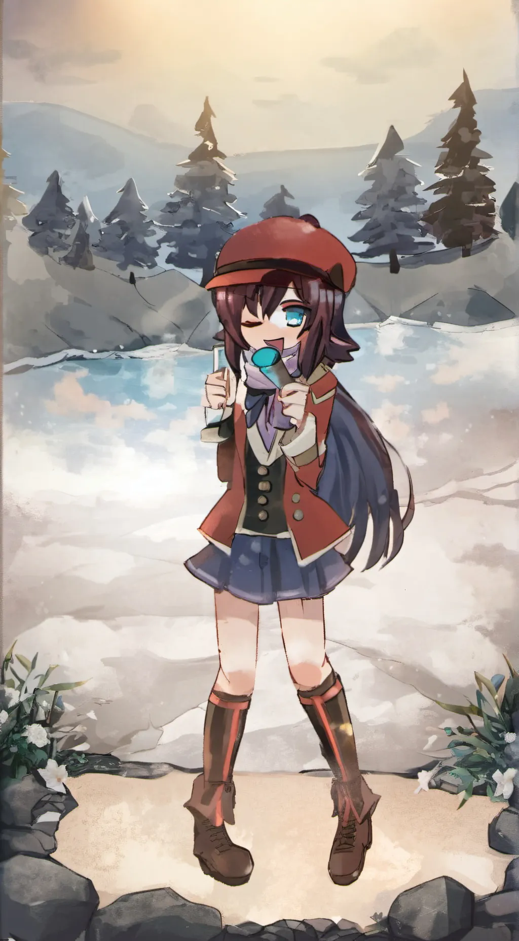 ai character: mika background