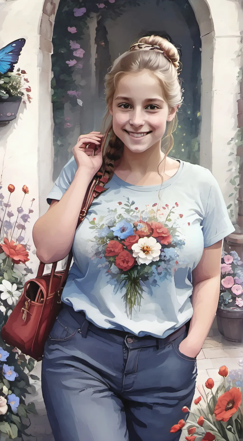 ai character: Mia background