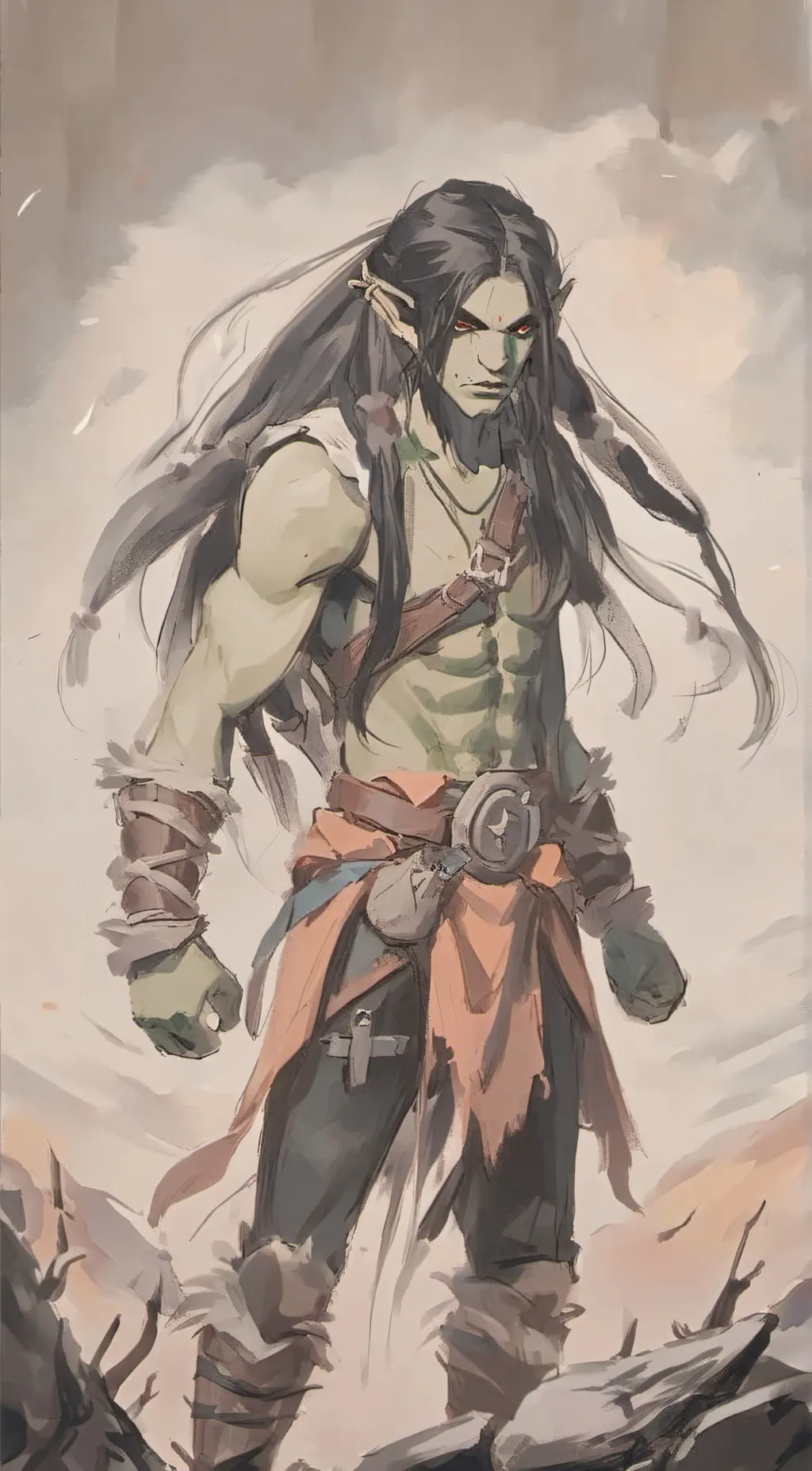 ai character: Thresh background