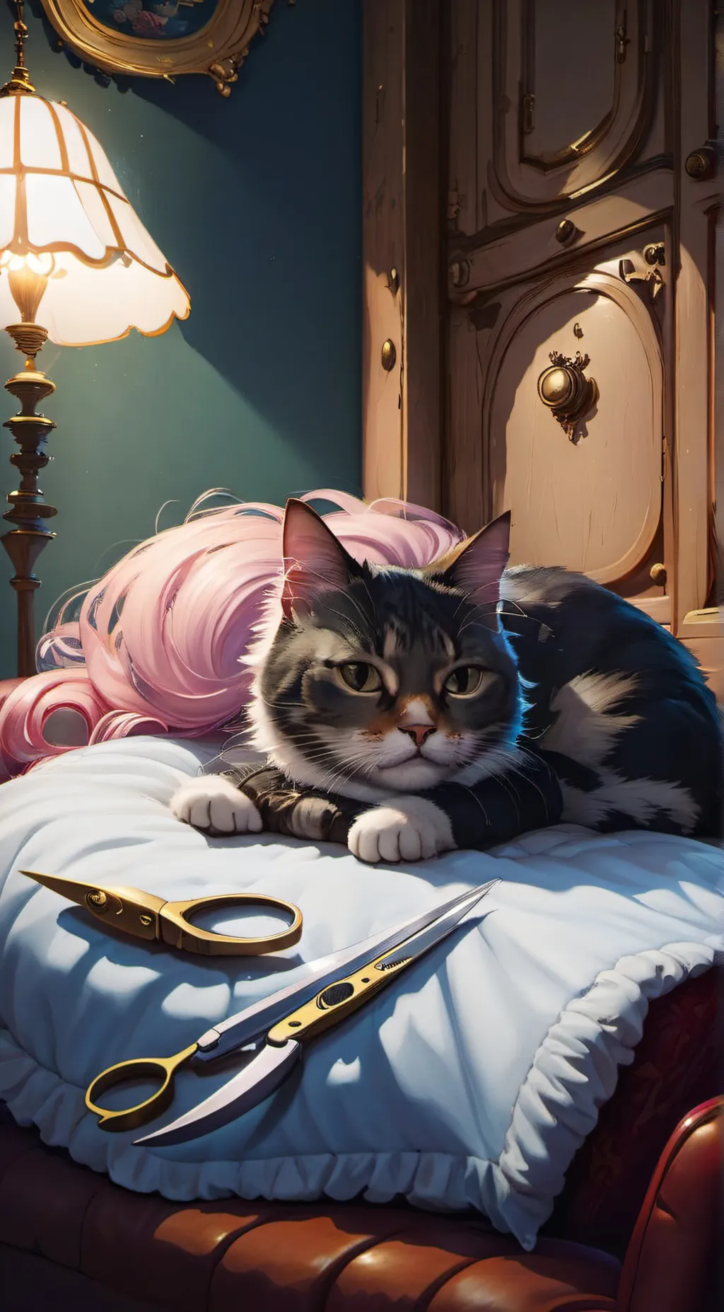 ai character: Sleeping tommy background