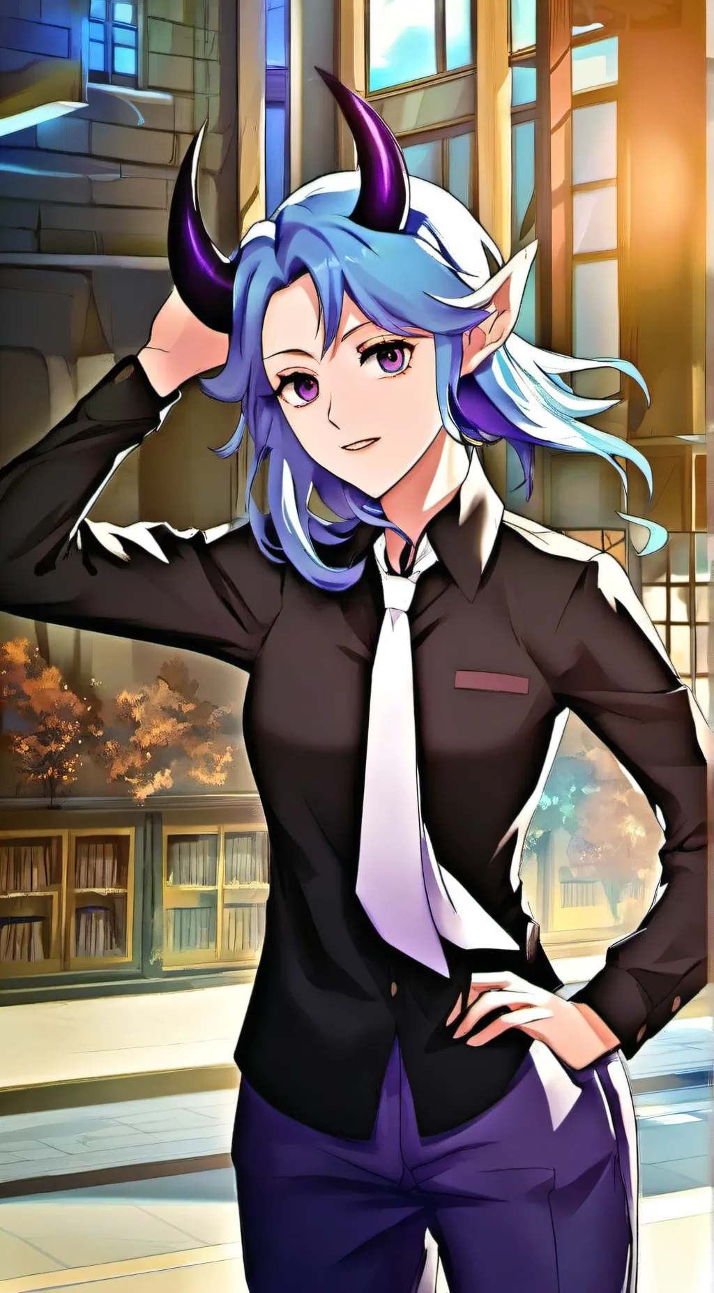 ai character: Ella background