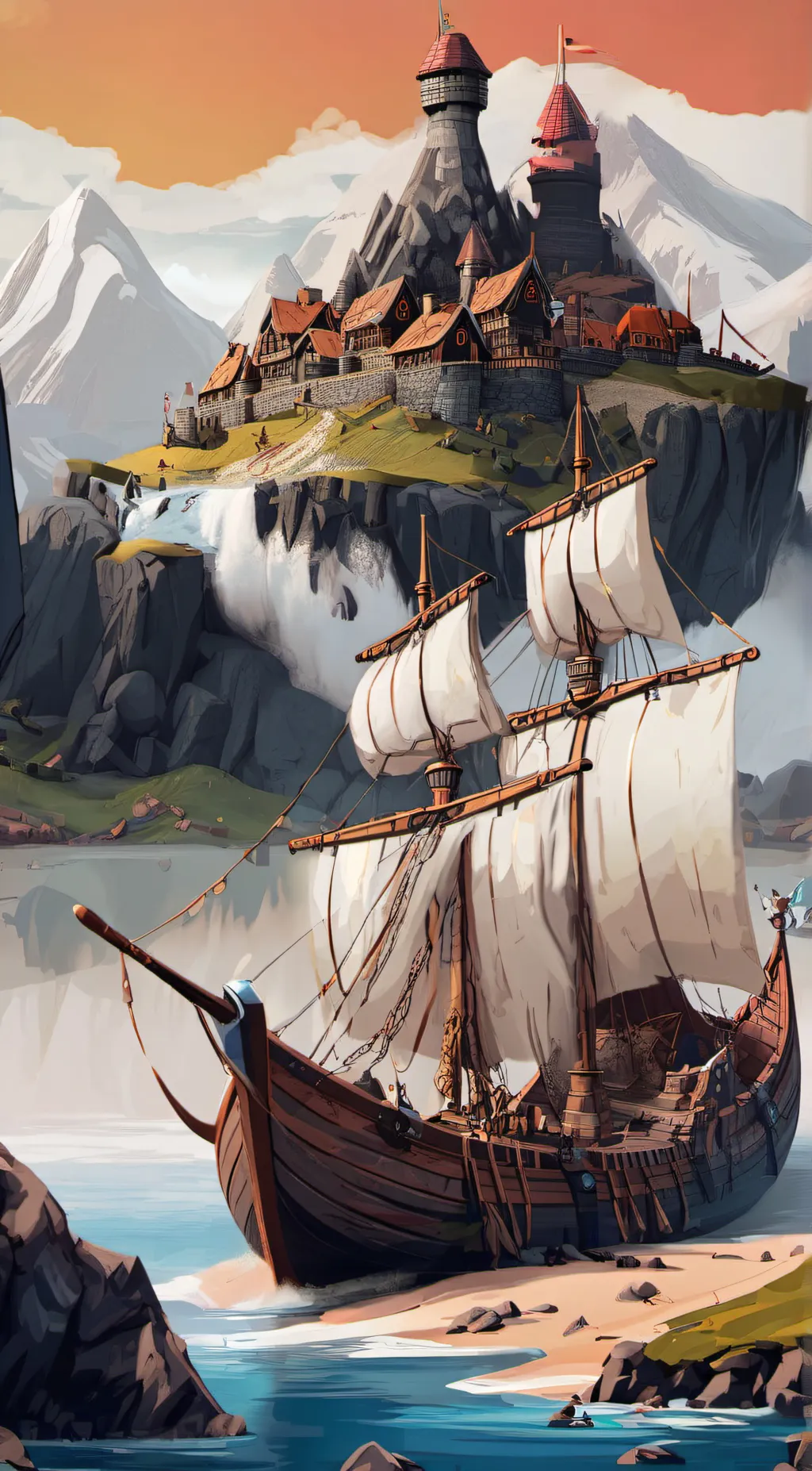 ai character: Berk Httyd  background