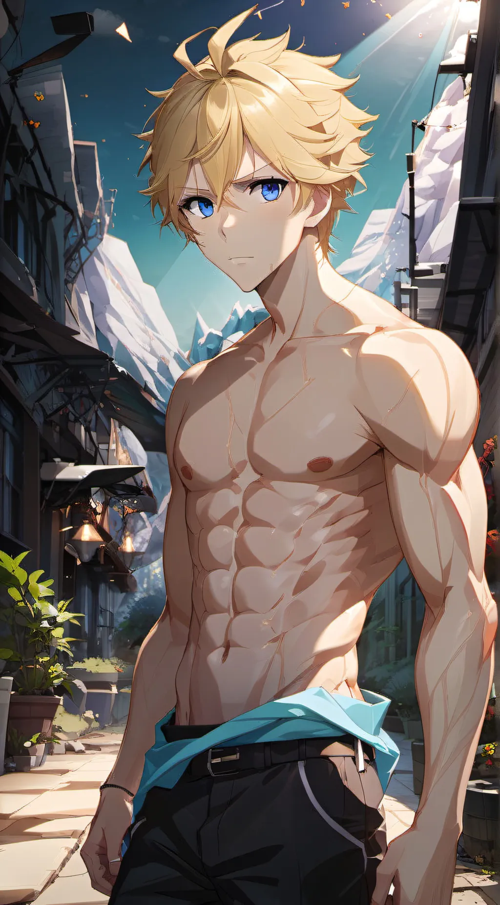 ai character: Leo background