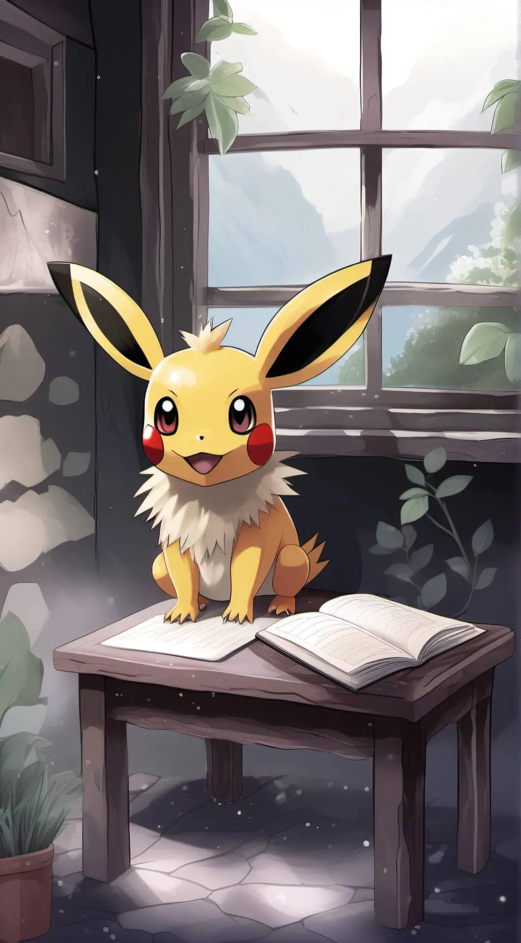 ai character: handsome background