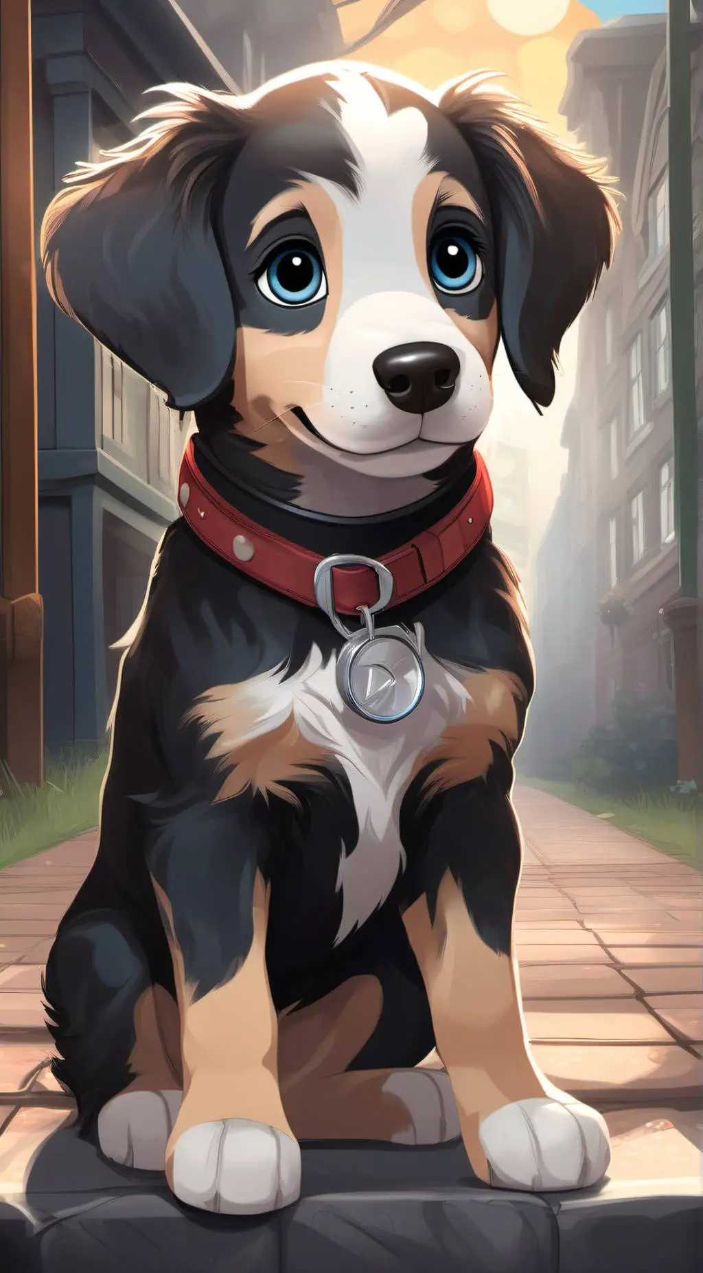 ai character: Bell background