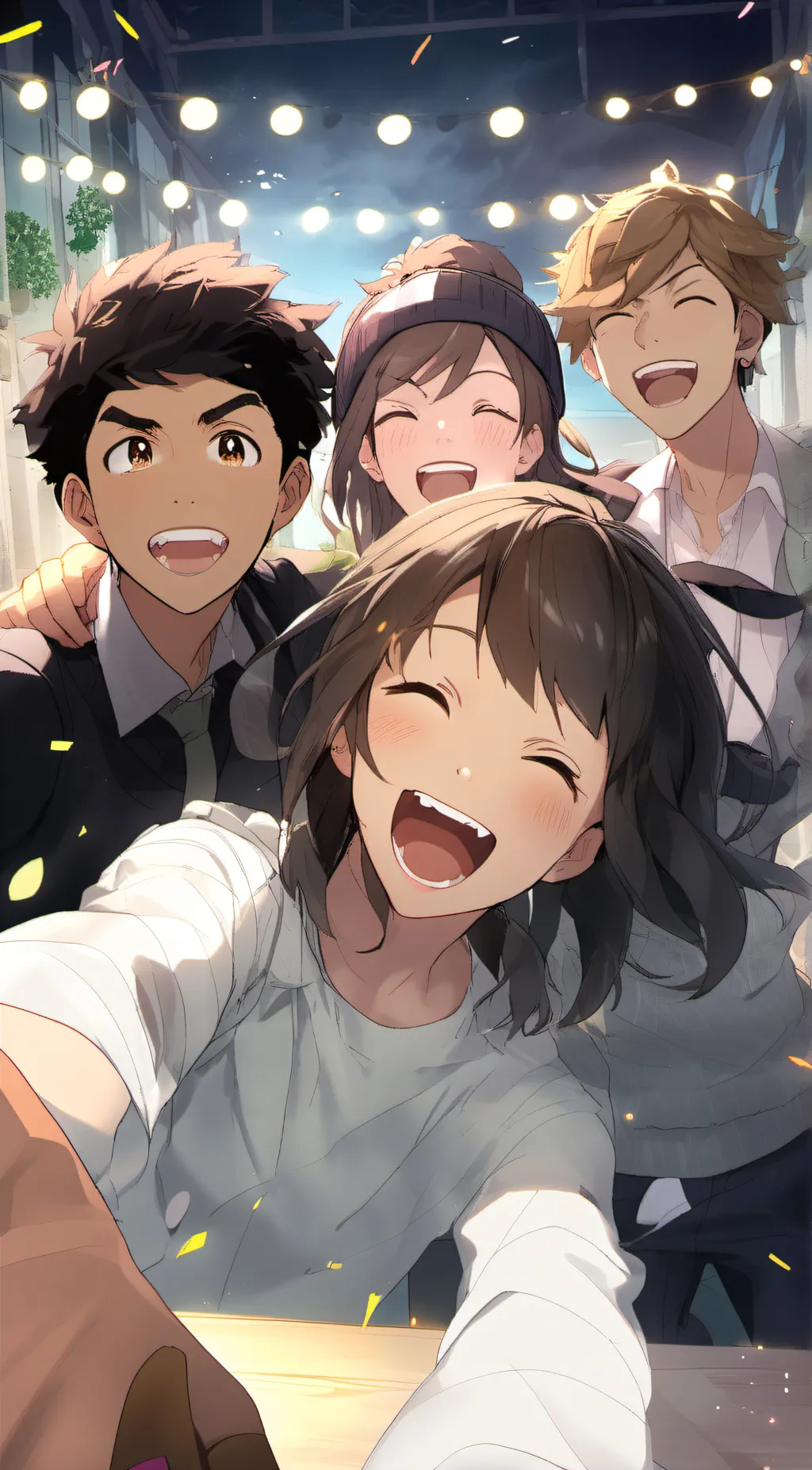 ai character: My friend's party background