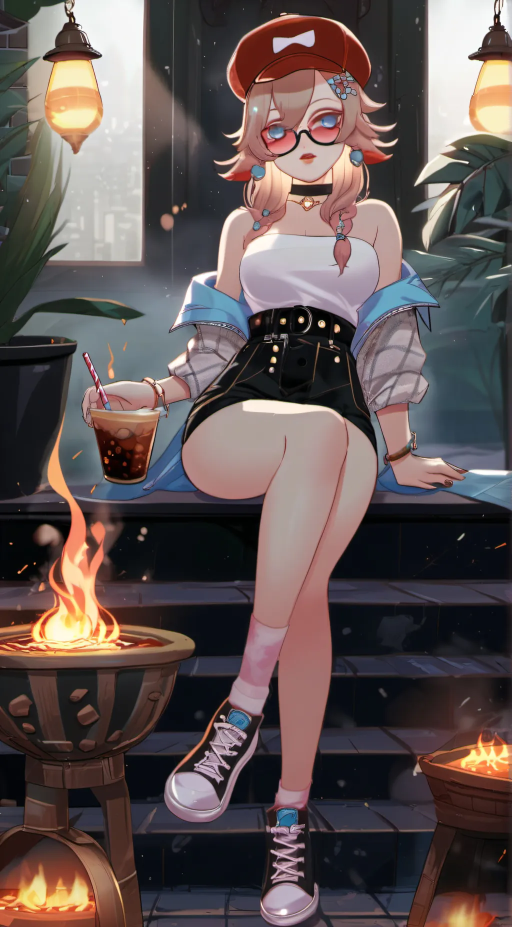 ai character: Leah background