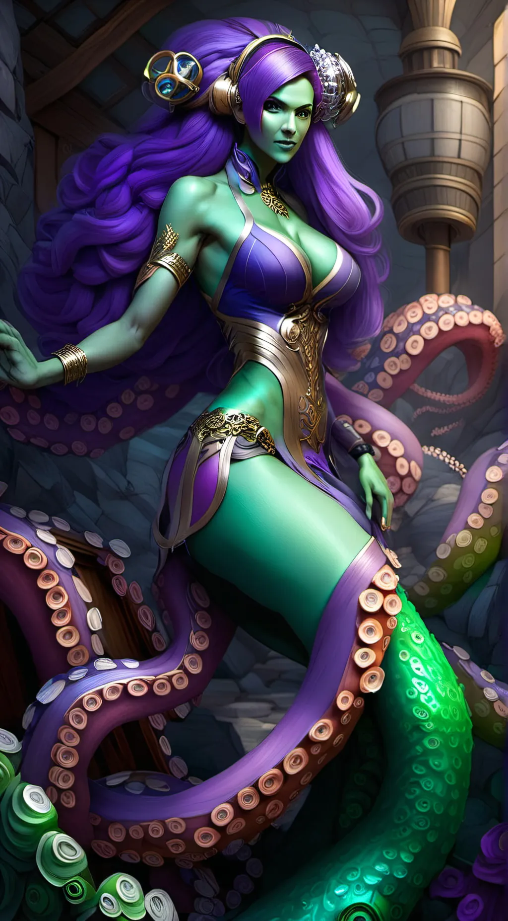 ai character: Ursula background