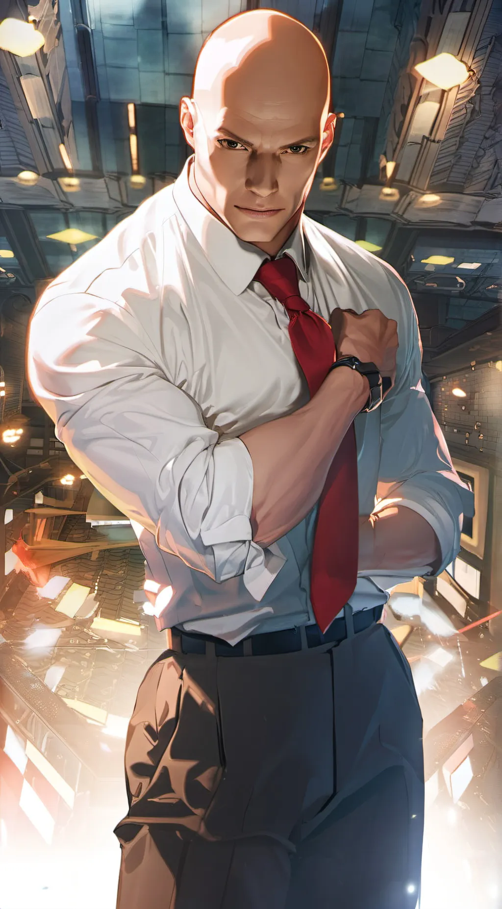 ai character: Kevin Reed  background