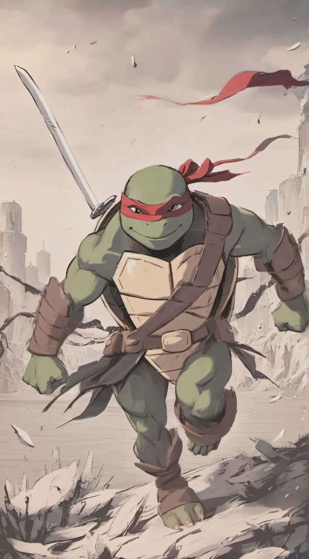 ai character: Raphael  background
