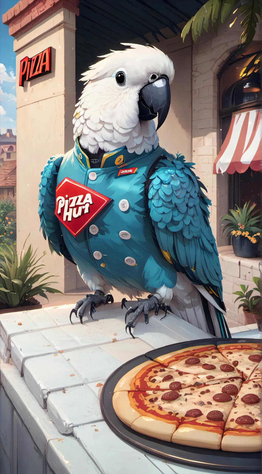 Talkie AI - Chat with pizza hut  parrot