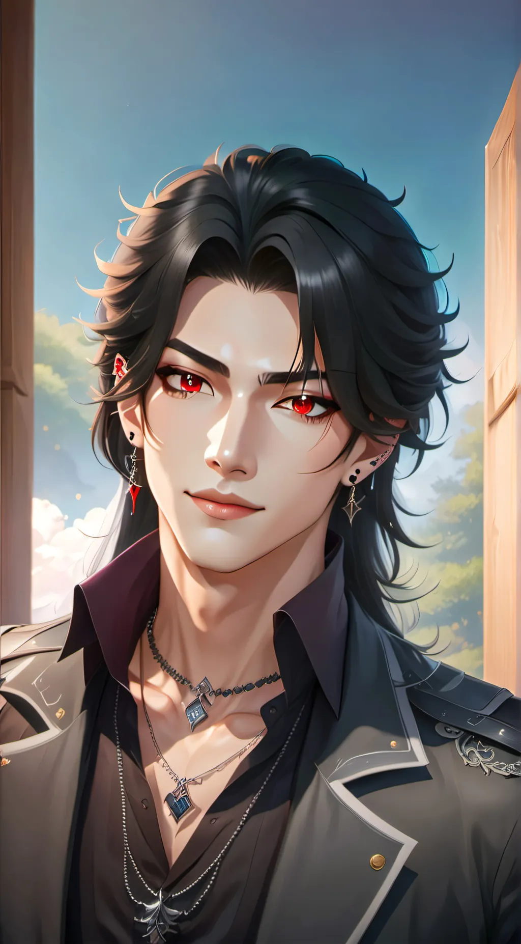 ai character: Micheal  background