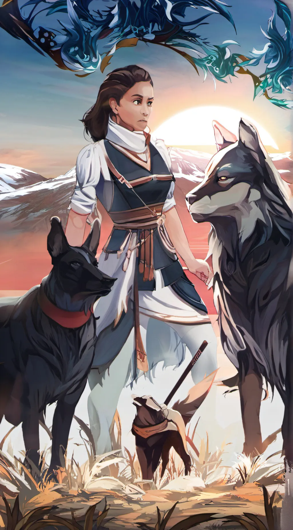 ai character: Aaron  background